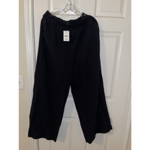 Cotton On wide leg black pant